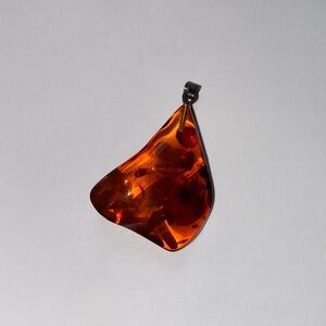 Baltic Amber Large Vintage Pendant